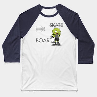 skateboard zombies Baseball T-Shirt